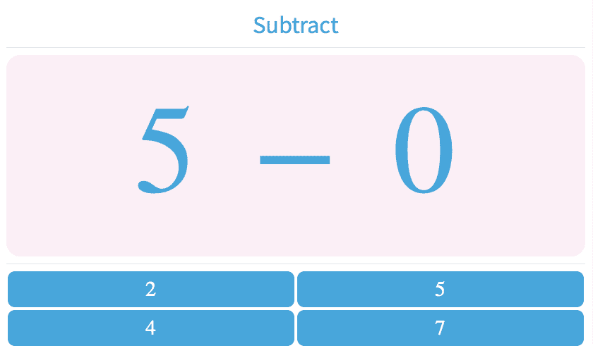 Subtraction - Practice with Math Games